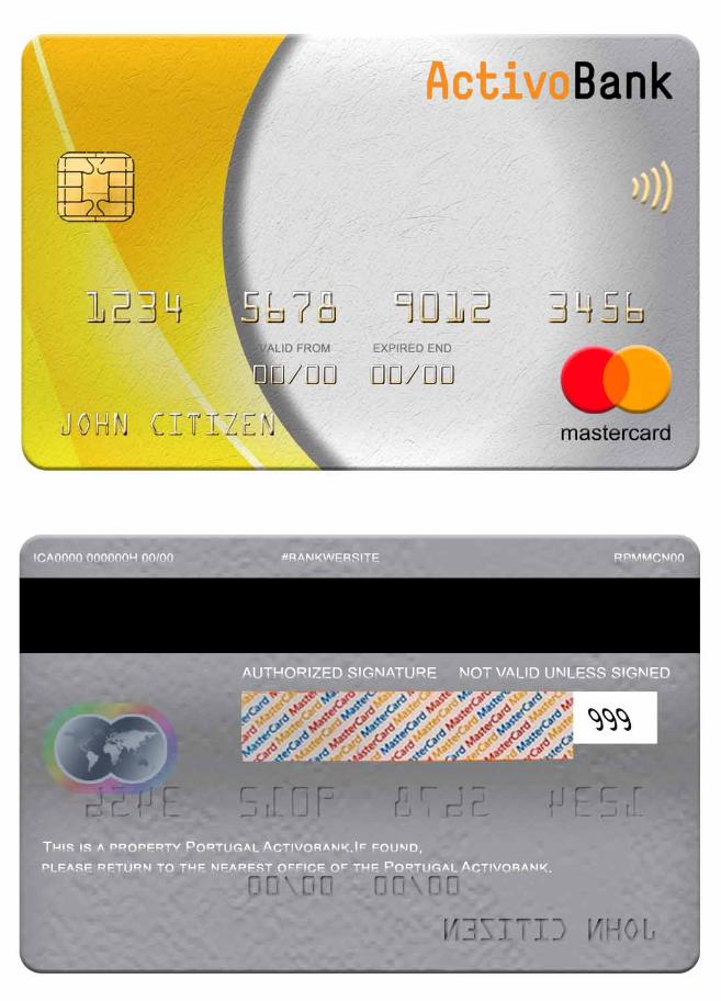 Portugal Activobank mastercard